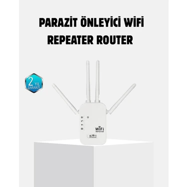 İlk El Grup Antenli Wifi Repeater 300M2 Kapsama Alanı Wpa3