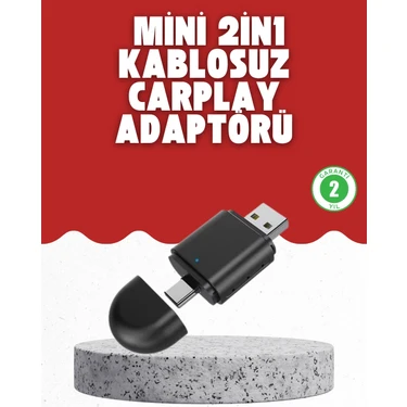 İlk El Grup Kablosuz Carplay Dönüştürücü – Akıllı Tak & Çalıştır Araç