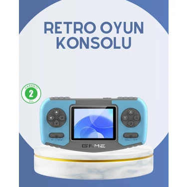 İlk El Grup Çocuklara Özel Retro Oyun Konsolu Portatif Eğlence