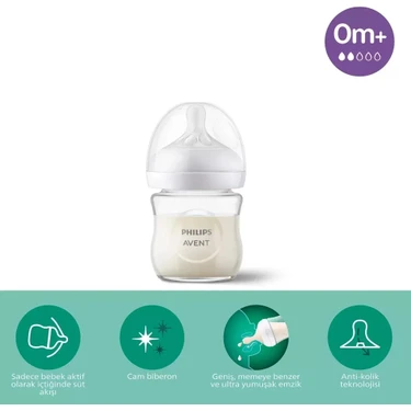 Esranın Dünyası Doğal Tepkili Natural Response Cam Biberon 120 ml 0+