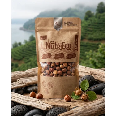 Nutrieco 1. Sınıf Naturel Çiğ Iç Fındık 13-15 mm Iri Boy Yeni
