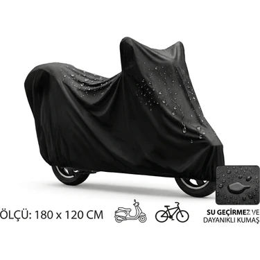 Senka Motosiklet ve Scooter Koruma Brandası – Su ve Toz Geçirmez 180X120