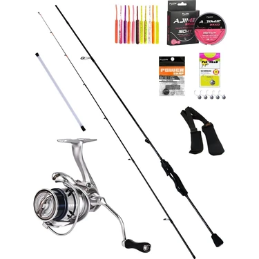 鯉影450 3本セット Fujin Theone 2000M Black Swan 190CM 03-4 gr Aji Lrf Olta Fiyatı