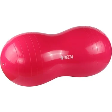Delta Fuşya Renkli Fıstık Şeklinde Pilates Topu 90 cm x 45 cm Tekil Kullanım