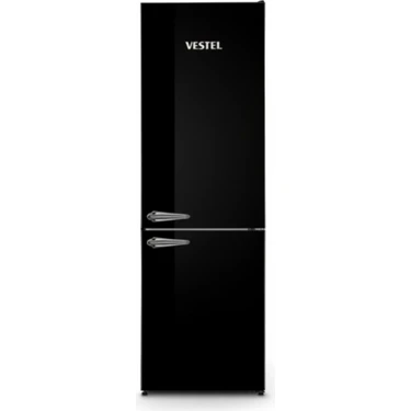 Vestel No-Frost Siyah Retro
