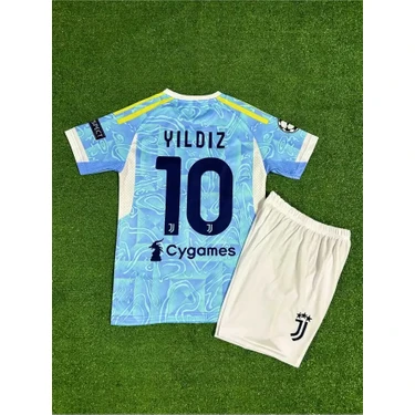 Juventus 2025/26 Yeni Sezon Kenan Yıldız Deplasman Çocuk Forması