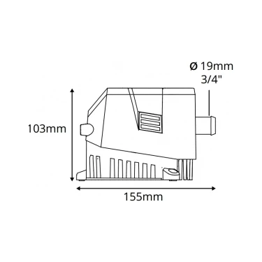 Attwood Sahara Mk2 500GL Sintine Pompası