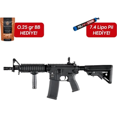 Evolution Recon Superlite MK18 Mod 0 Carbontech Airsoft Tüfeği + 7.4V Lipo