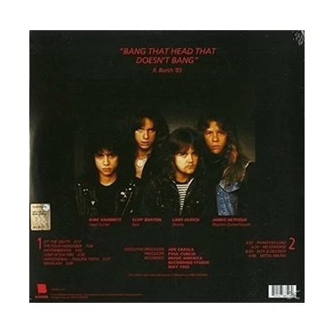 Blackened Recordings Metallica Kill'em All (Remastered) 33 Fiyatı