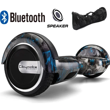 Citymate Smart Balance Elektrikli Kaykay Hoverboard Çanta Hediyeli Bluetooth Hoparlörlü
