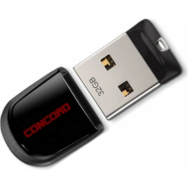 Concord 32 GB Mini Lite USB Flash Bellek USB 2.0 Mobil Cihazlarla Uyumlu Taşınabilir