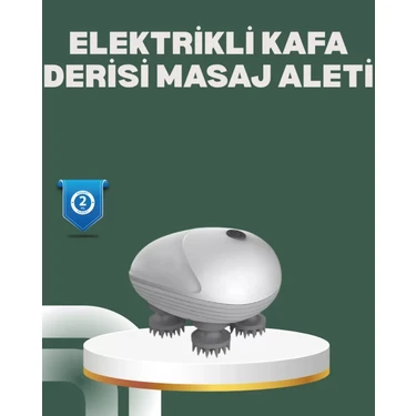Nemere Ithalat Derin Masaj Sağlayan Elektrikli Kafa Masaj