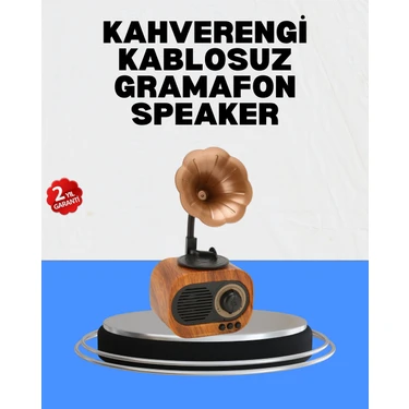 TKÇ Şarjlı Mini Retro Radyo Bluetooth Hoparlör Çoklu Bağlantı