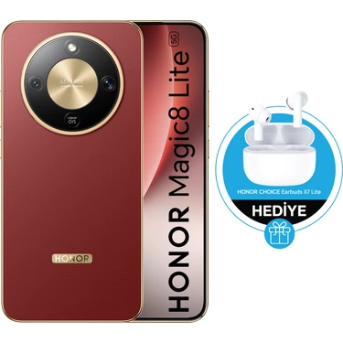 HONOR Magic 8 Lite 5G 256 GB 8 GB Ram (Honor Türkiye Garantili) Kızıl