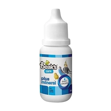 Uravas Store Beak's Kuşlar Için Ek Besinler, Plus Mineral x 12