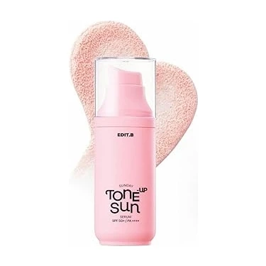 Uravas Store Ton Eşitleyici Pembe Tonlu Güneş Koruyucu Serum Edit.b Sunday Tone Sun Serum Pink