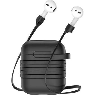 TKÇ Baseus Airpods Için Strap Kulaklık Askısı+ Silikon