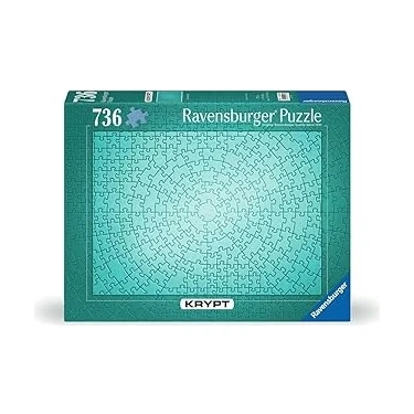 Uravas Store Ravensburger, 736P Puzzle Krypt Metalik Mint, Yetişkin