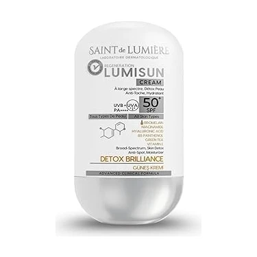 Uravas Store Lumisun Detox Brilliance Spf 50+, 50 ml Güneş Kremi - Bromelain, Niacinamide, E