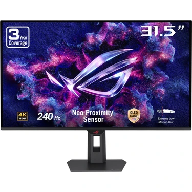 Asus Rog Strix OLED XG32UQDMS 31.5 Inç 240Hz 0.03MS 4K UHD Adaptive Sync Qd-Oled Gaming