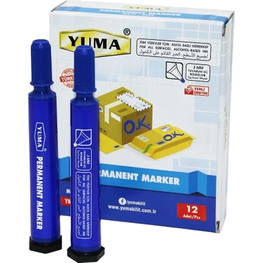 Uravas Store Yuma YM-790M Mavi Koli Kalemi 12