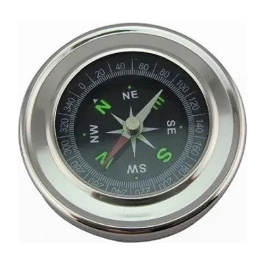 Uravas Store Yuvarlak Metal Kasa Dalı Pusula