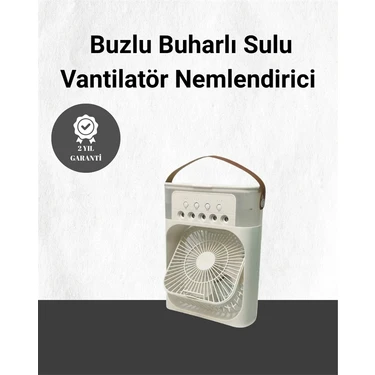 sbodurhome Spreyli Mini Masaüstü Fan | 500ML Su Hazneli, 3 Kademeli