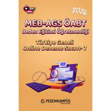 Pegem Kampüs 2026 MEB-AGS ÖABT Beden Eğitimi Öğretmenliği Türkiye Geneli