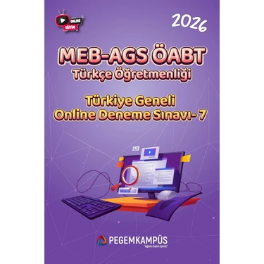 Pegem Kampüs 2026 MEB-AGS ÖABT Türkçe Öğretmenliği Türkiye Geneli Online