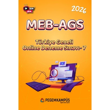 Pegem Kampüs 2026 MEB-AGS Türkiye Geneli Online Deneme
