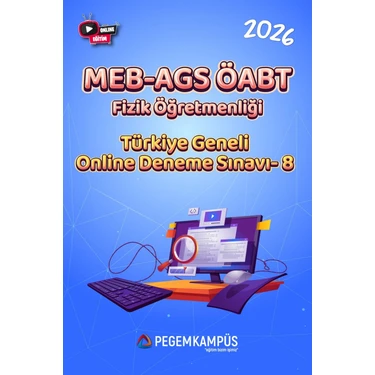 Pegem Kampüs 2026 MEB-AGS ÖABT Fizik Öğretmenliği Türkiye Geneli Online