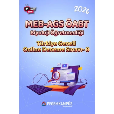 Pegem Kampüs 2026 MEB-AGS ÖABT Biyoloji Öğretmenliği Türkiye Geneli Online