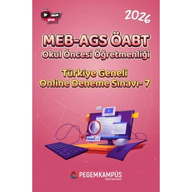 Pegem Kampüs 2026 MEB-AGS ÖABT Okul Öncesi Öğretmenliği Türkiye Geneli