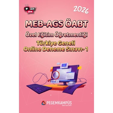 Pegem Kampüs 2026 MEB-AGS ÖABT Özel Eğitim Öğretmenliği Türkiye Geneli