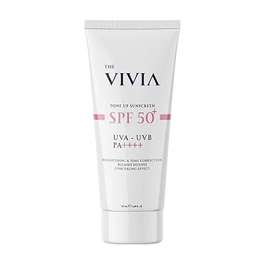 Uravas Store The Vivia Ton Eşitleyici ve Aydınlatıcı, Leke Karşıtı, Yüksek Koruyucu SPF50+ Pembe