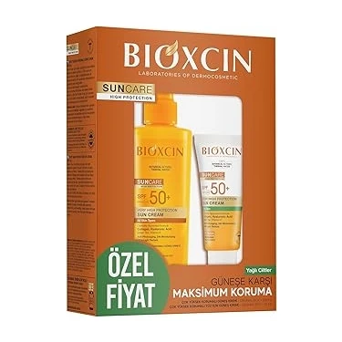 Uravas Store Bioxcin Sun Care Spf 50 Yüz Güneş Kremi 50 ml Karma Yağlı Cilt ve Vücut Güneş Spreyi