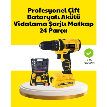 sbodurhome Çift Bataryalı 12V Akülü Matkap | 10 mm Metal, 20 mm Ahşap Delme