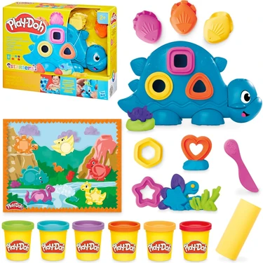 Play-Doh Başlangıç Seti Şekiller ve Renkler Dinozor