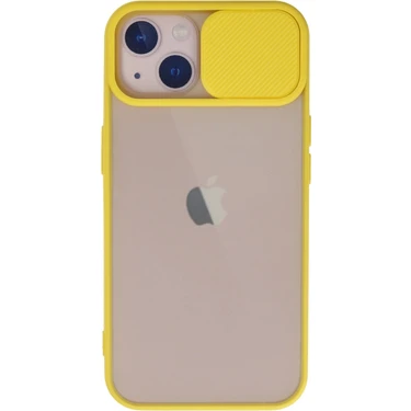 Mey Ithalat®   iPhone 13 Kılıf Palm Buzlu Kamera Sürgülü Silikon -
