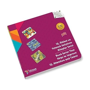 Uravas Store Iq Dikkat ve Yetenek Geliştiren Kitaplar Serisi 3-4 Yaş Level 2 (3 Kitap
