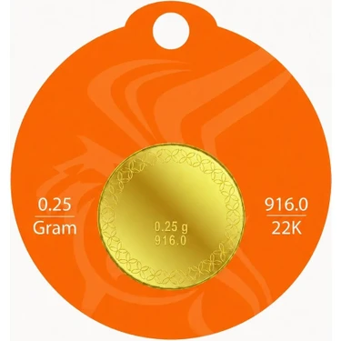 Nezihhan 0,25 g Çeyrek Gram Altın 22