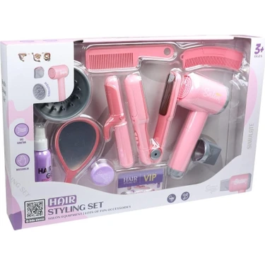 ピンク リラクゼーショングッズ 20個セット NW NessiWorld LD-338B Seslı Isıklı Kuafor Set Fiyatı