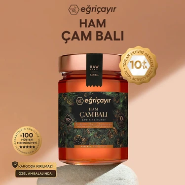 Eğriçayır Ham Çam Balı TA10+ 850G (Hakiki,