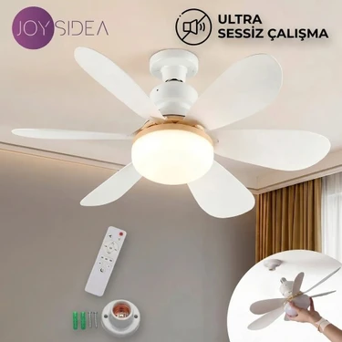 JOYSIDEA | Led Işıklı Uzaktan Kumandalı Tavan Vantilatörü