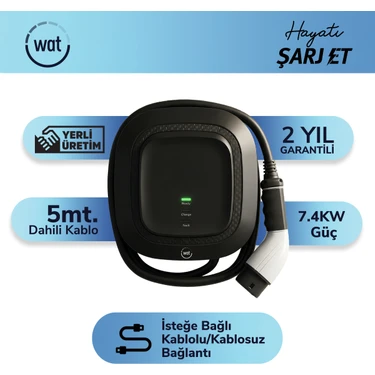WAT Mobilite | AW 7,4 kW Basic Elektrikli Araç Şarj