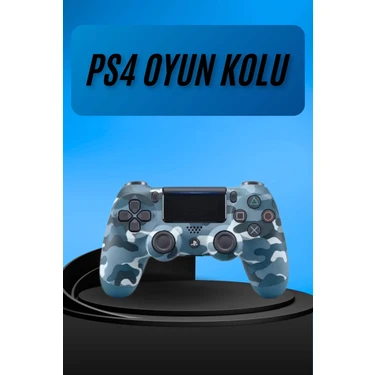 Renklime Ps4 Joystick Oyun Kolu Titreşimli Uzun Pil Ömrü USB Şarj Kablolu -