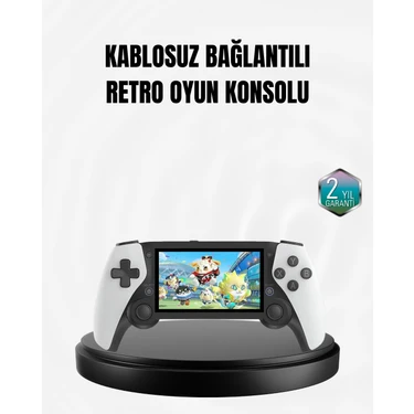 Renklime 4.3 Inç Ekranlı Retro Oyun Konsolu – 64 GB Hafızalı, Şarjlı ve Multimedya Destekli -