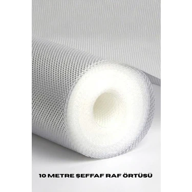10 Metre Şeffaf Silikonlu Kaymaz Çekmece Içi Düzenleyici -