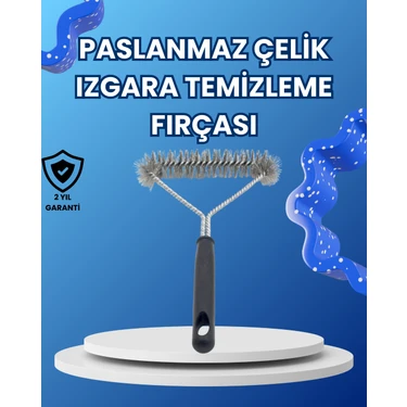Paslanmaz Çelik Izgara Temizleme Fırçası Mangal ve Barbekü Için -