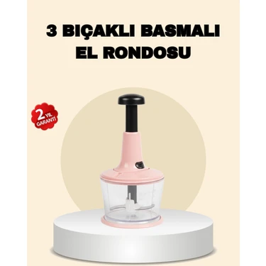 Basmalı Manuel Rondo Hızlı ve Zahmetsiz Doğrama -